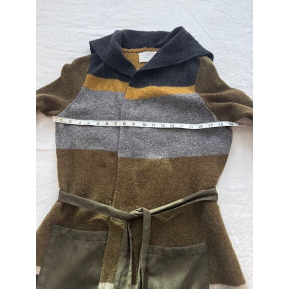 Angel of the North Anthropologie longline lambswool sweater/cardigan, Small - Picture 6 of 7